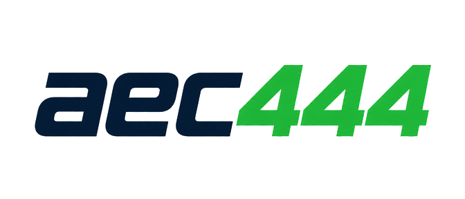 aec444 logo in forest green style